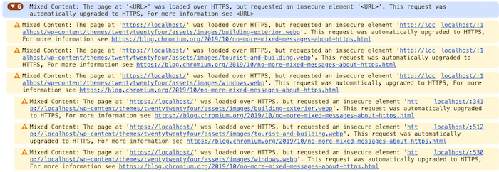 Mixed content in WordPress due to a lack of TLS awareness
