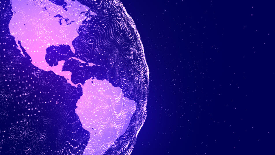 Abstract Digital Globe 4.