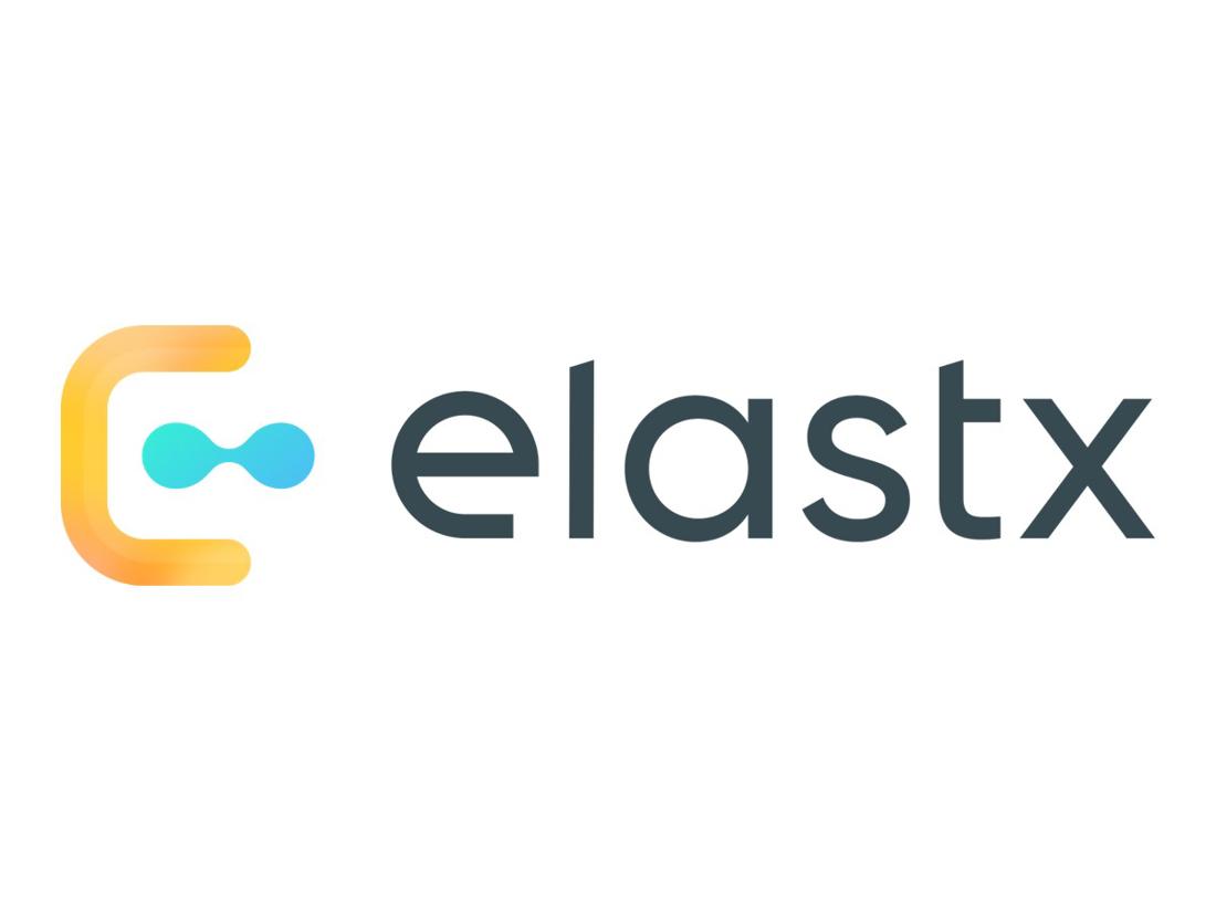 Elastx Logo Dark 4X3 White